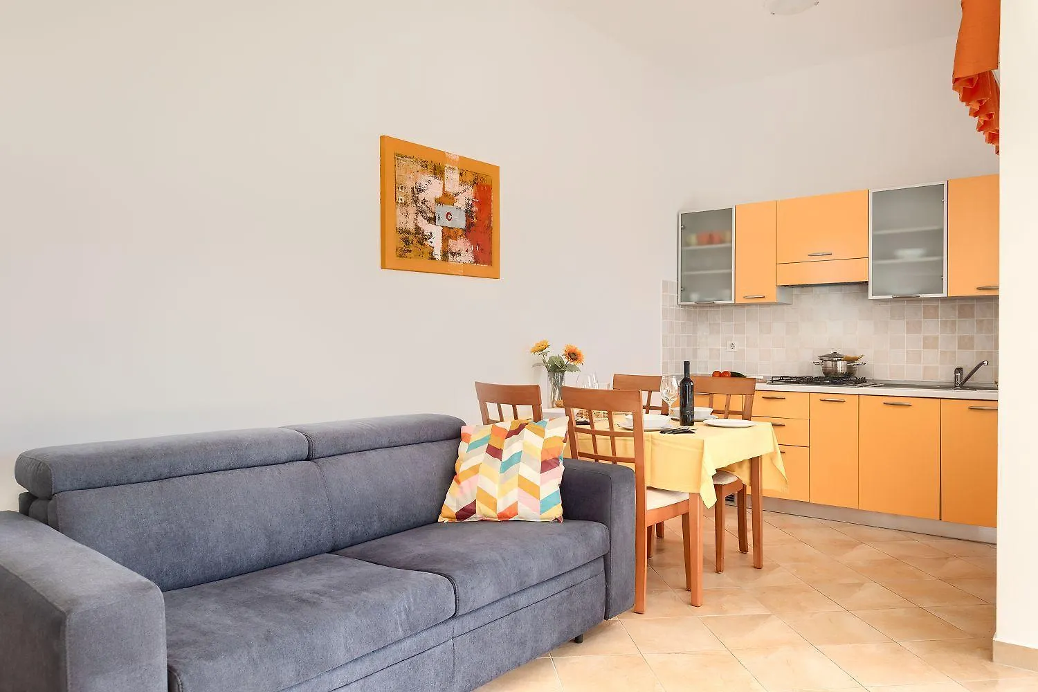 Charmantes Apartment Mit Babybett, Privatem Balkon, Grill, Wifi Vodnjan